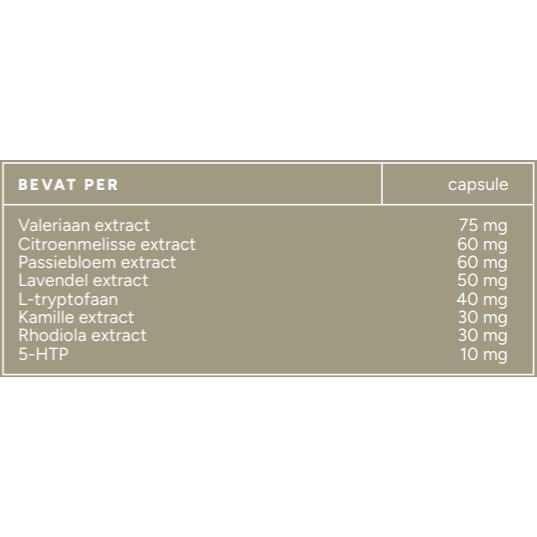 Mattisson Valeriaan Relax Complex 75 mg 60 capsules