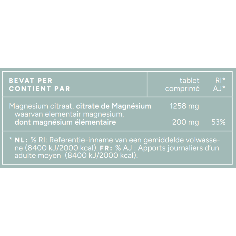 Mattisson Magnesium Citraat