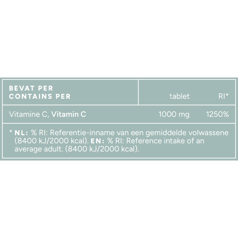 Mattisson Vitamine C gebufferd 1000 mg 90 tabletten
