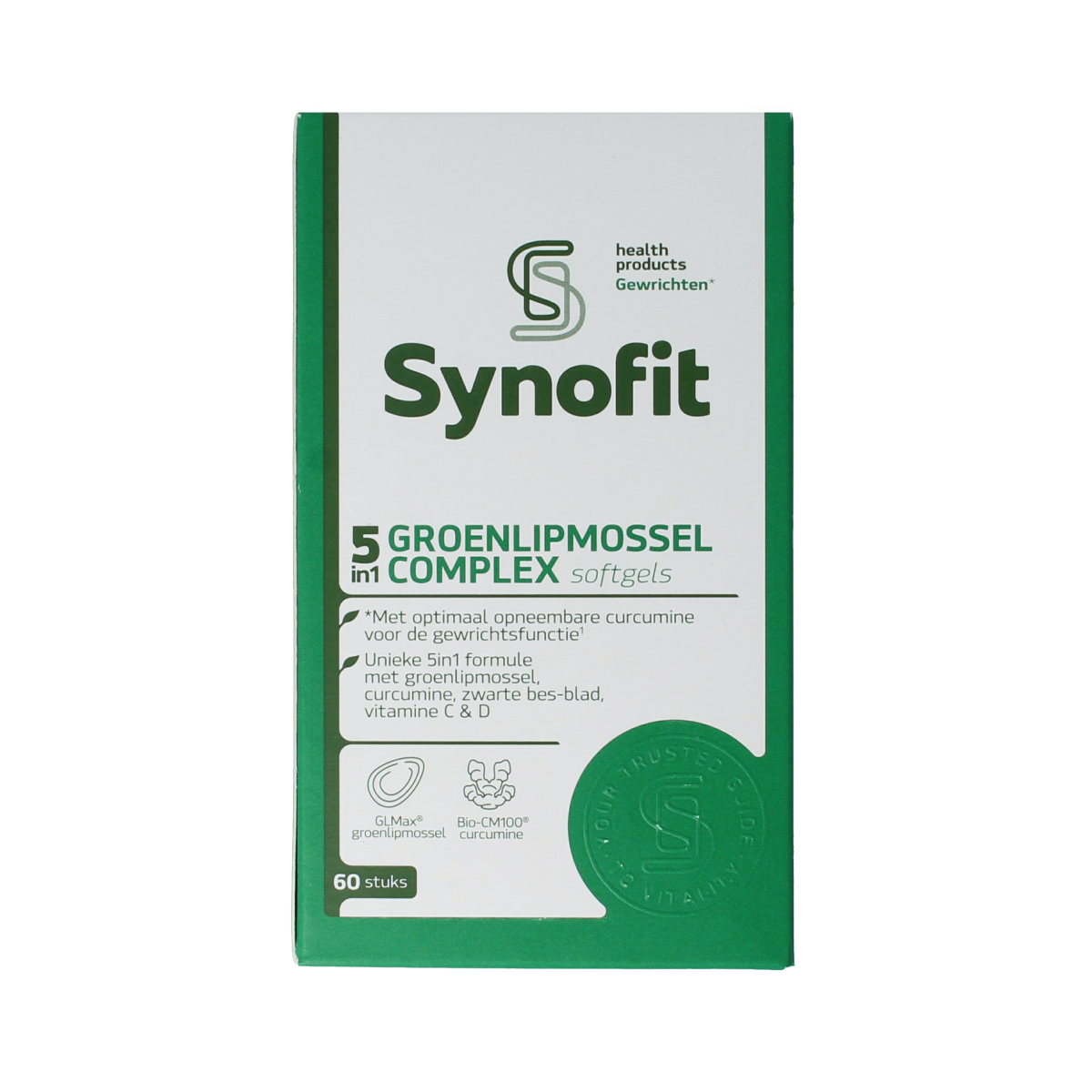 Synofit GLMAX 5-in-1 plus groenlipmossel