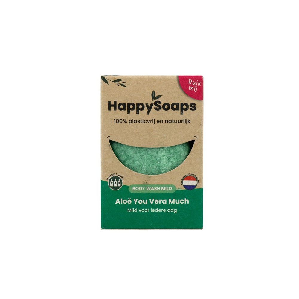 Happysoaps Body Wash Bar - Aloë You Vera Much 70 gr