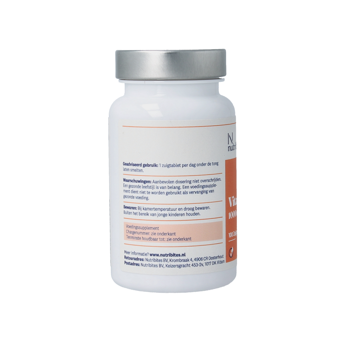 Nutribites Vitamine B12 1000 mcg 100 zuigtabletten