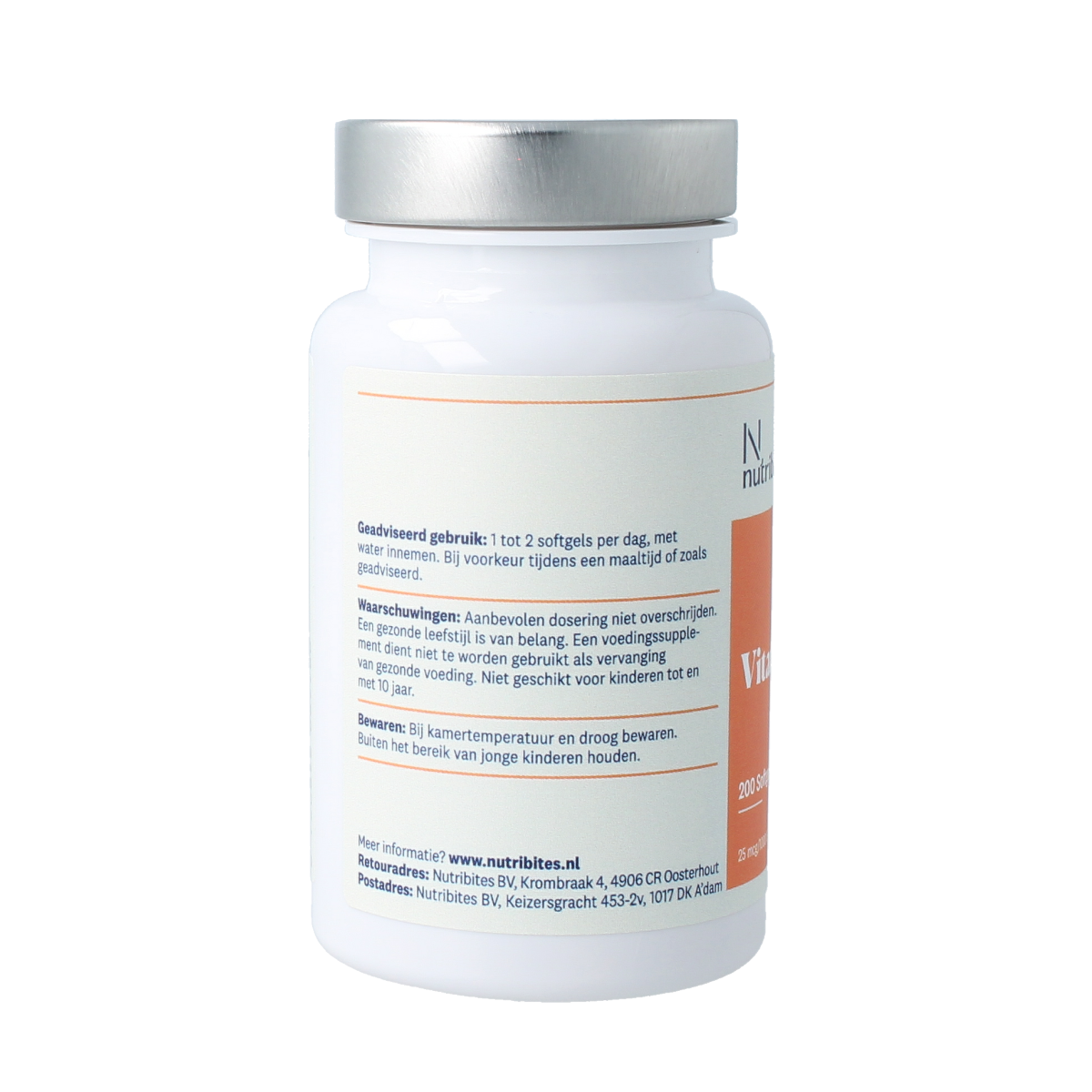 Nutribites Vitamine D3 200 softgels