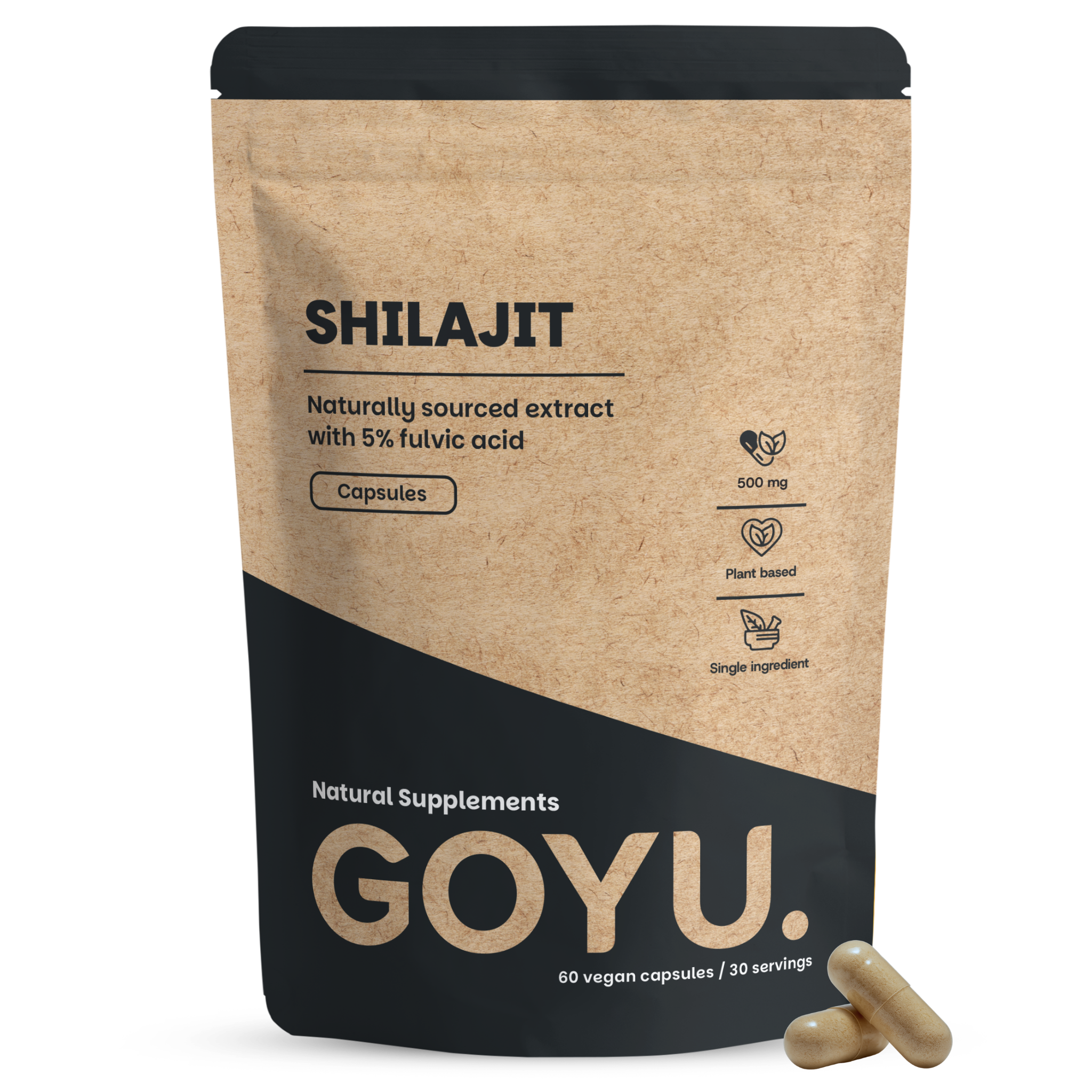 Goyu Shilajit extract 5% 60 capsules