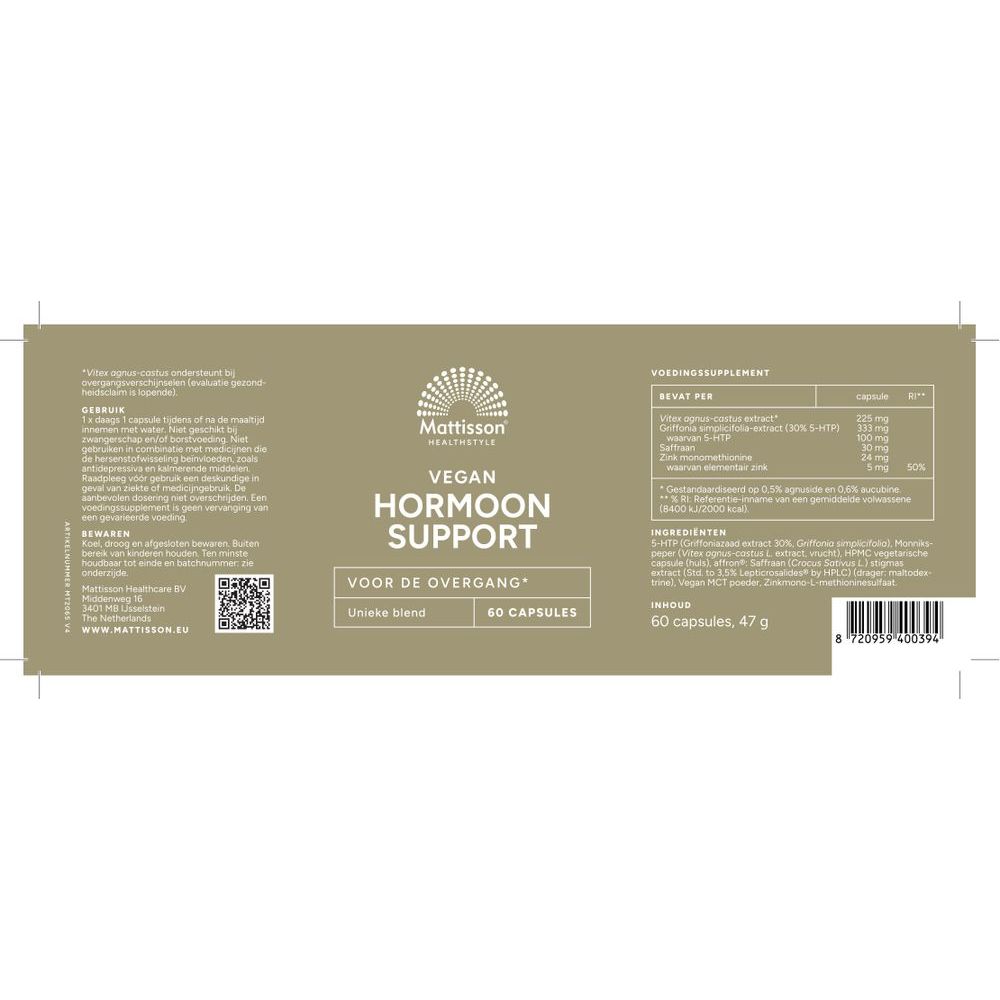 Mattisson Hormoon Support 60 capsules
