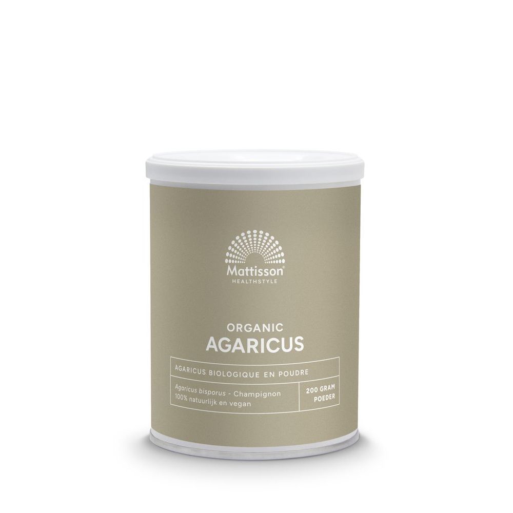 Mattisson Biologisch Agaricus poeder 200 gram