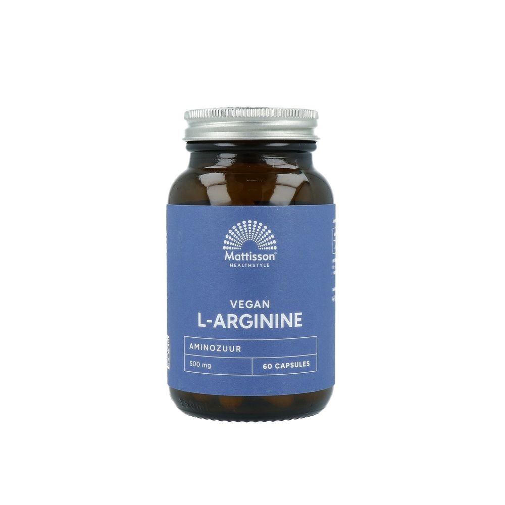 Mattisson L-arginine 500 mg 90 capsules