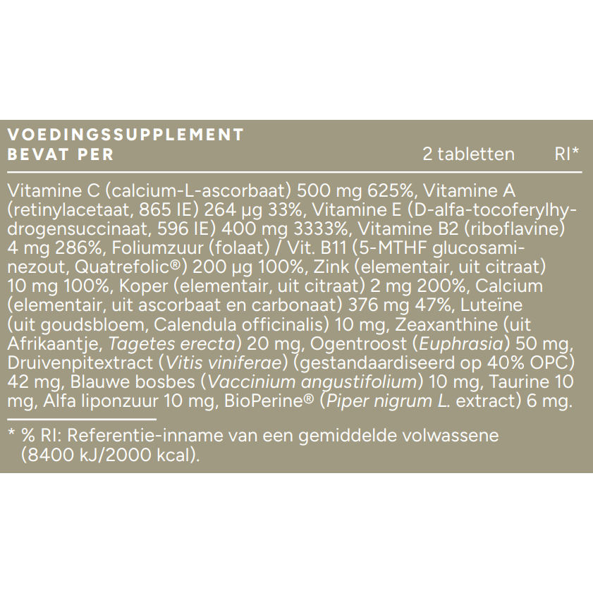 Mattisson Oog Support 60 vcaps