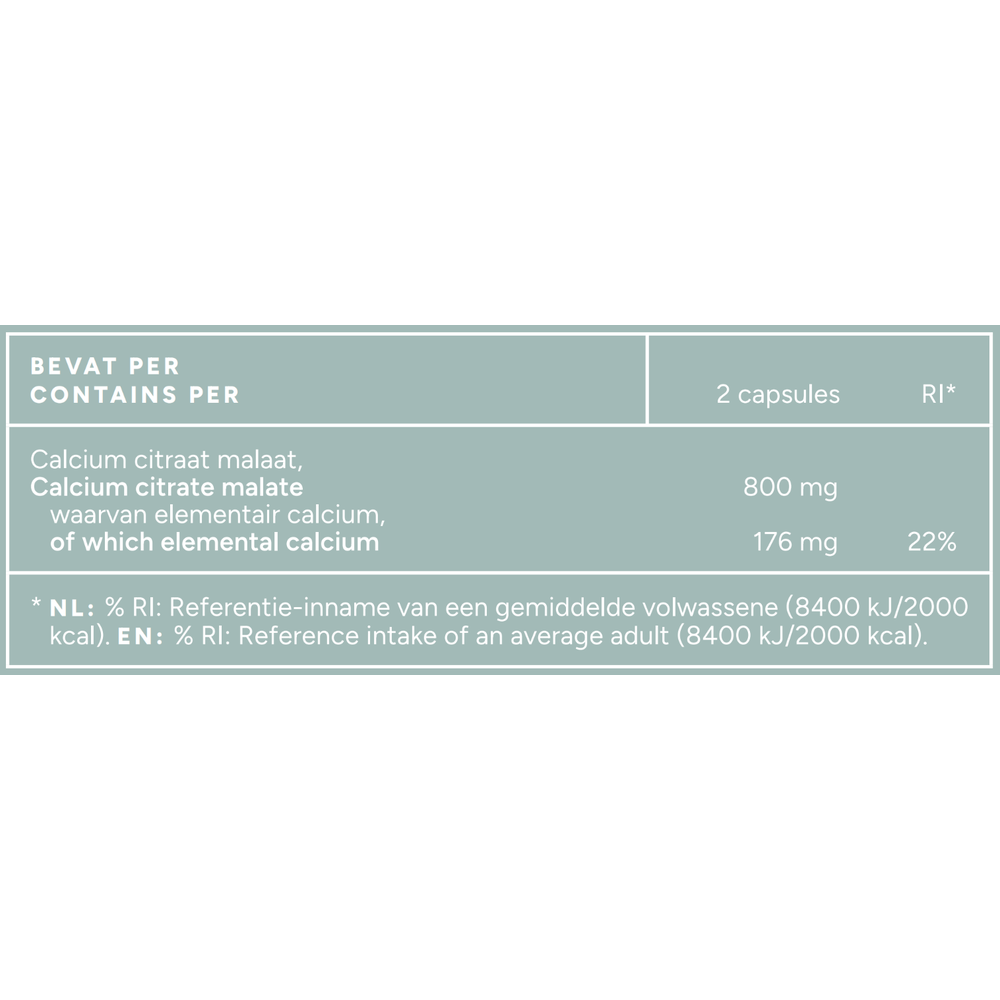 Mattisson Calcium citraat malaat vegan 120 capsules