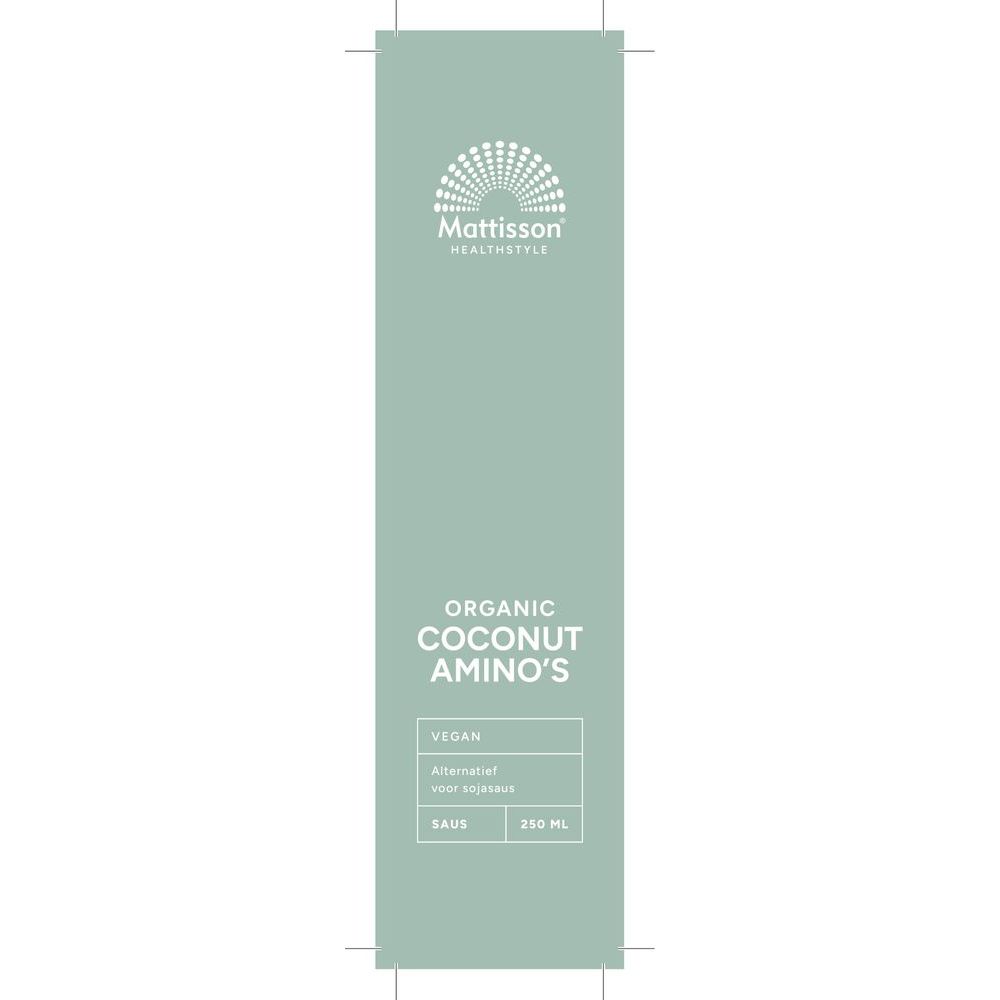 Mattisson Organic coconut amino's biologisch 250 ml