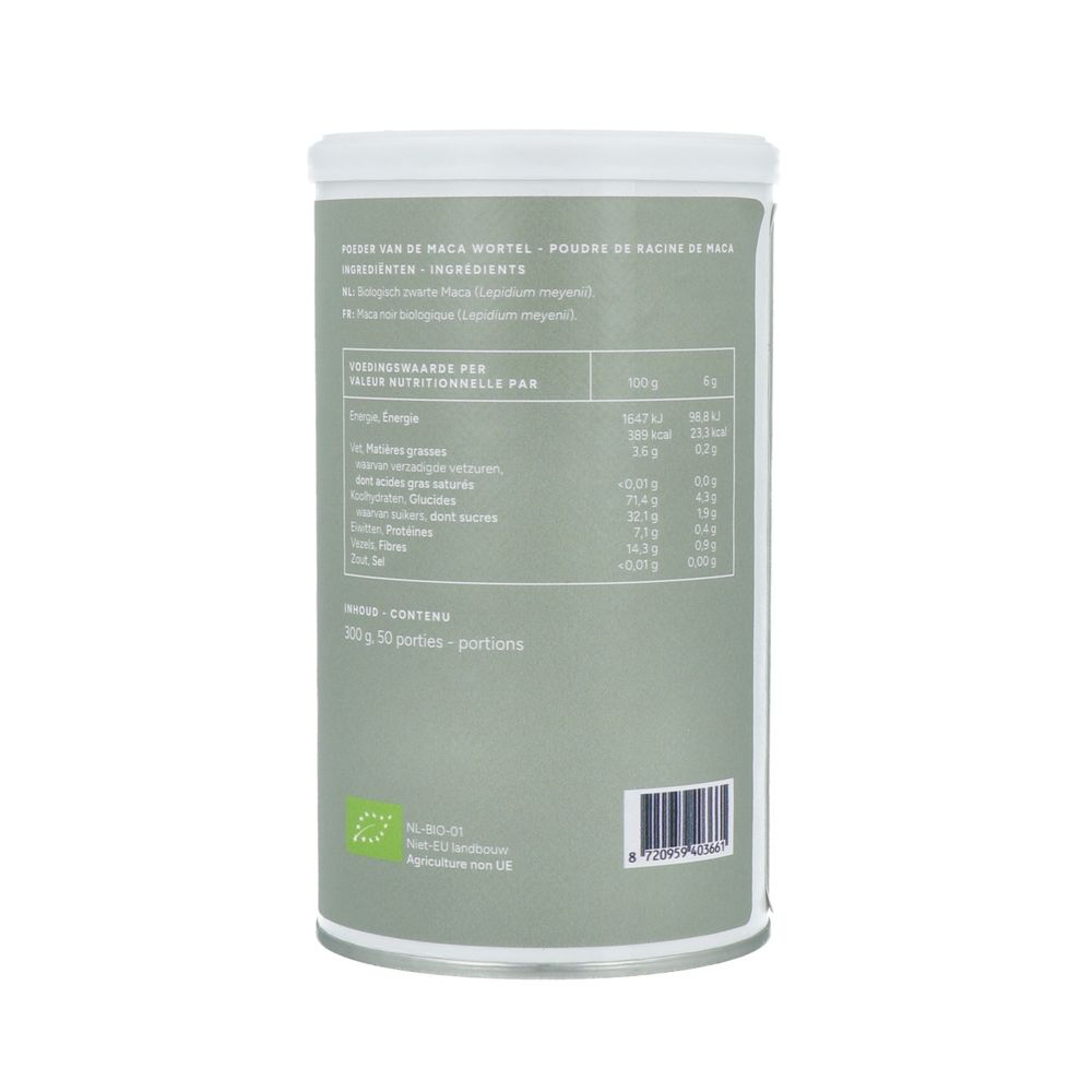 Mattisson Organic Maca Zwart 300 gram