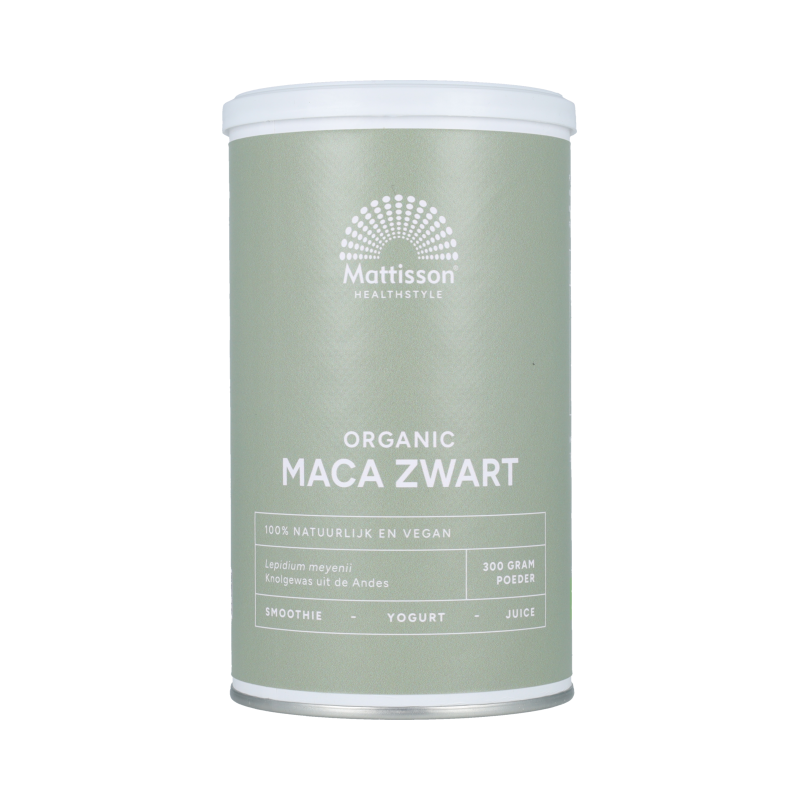 Mattisson Organic Maca Zwart 300 gram