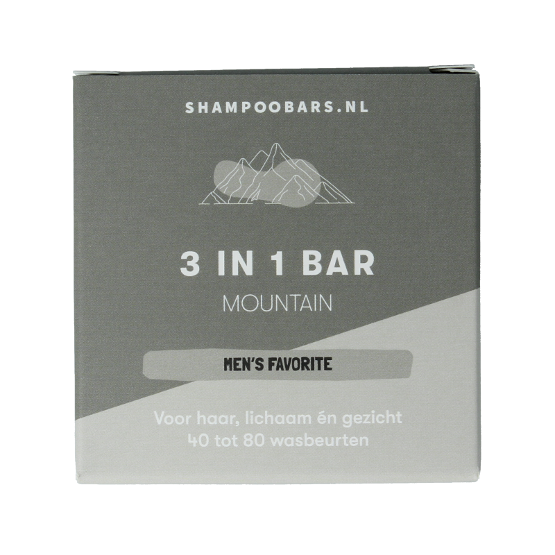 Shampoobars 3-in-1 Bar mountain 60 gram