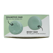 Shampoobars Mini shampoo & body bar aloe vera & komkommer 20 gram