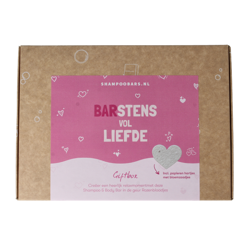 Shampoobars Giftbox barstens vol liefde