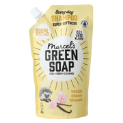 Marcel's Green Soap Shampoo vanille & kersenbloesem navulling 500 ml