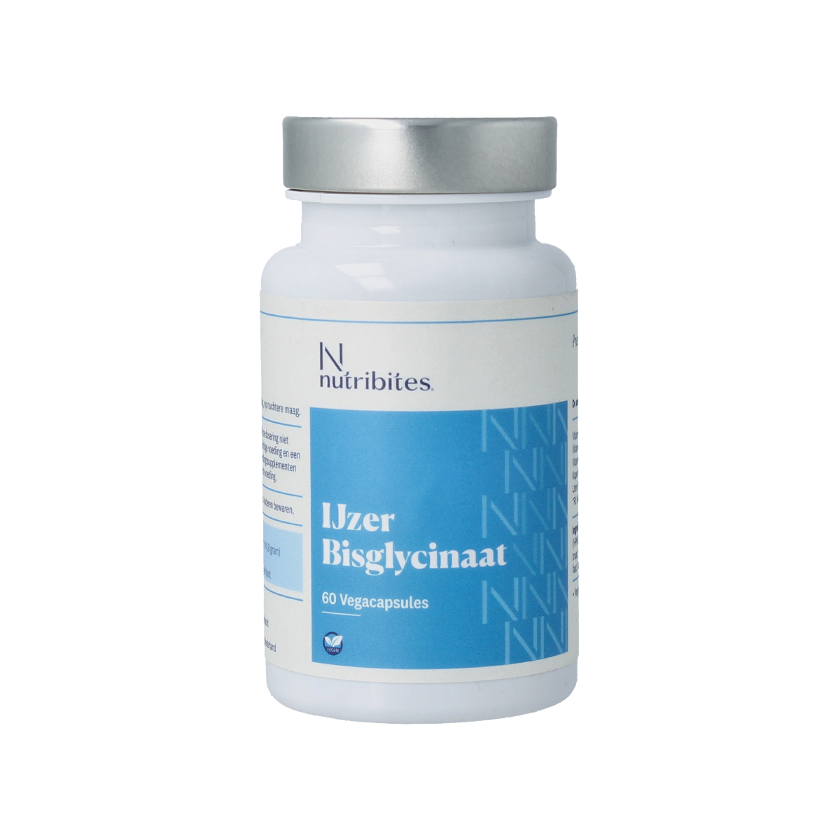Nutribites IJzer bisglycinaat 60 vcaps