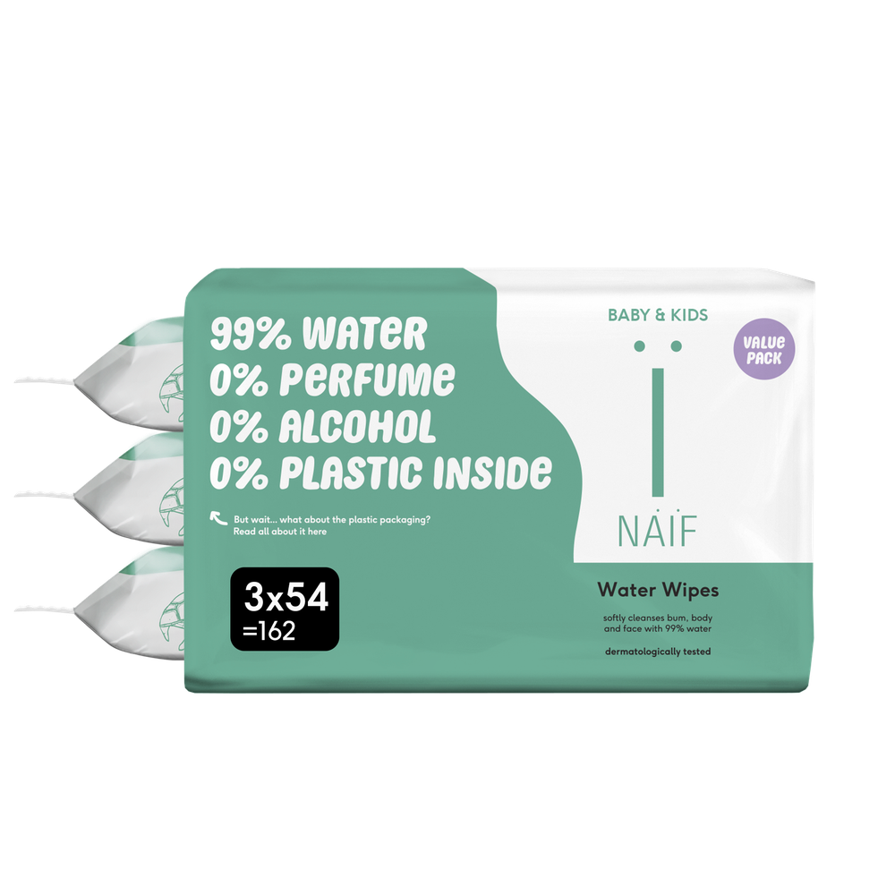 Naif Babydoekjes 3 x 54 stuks