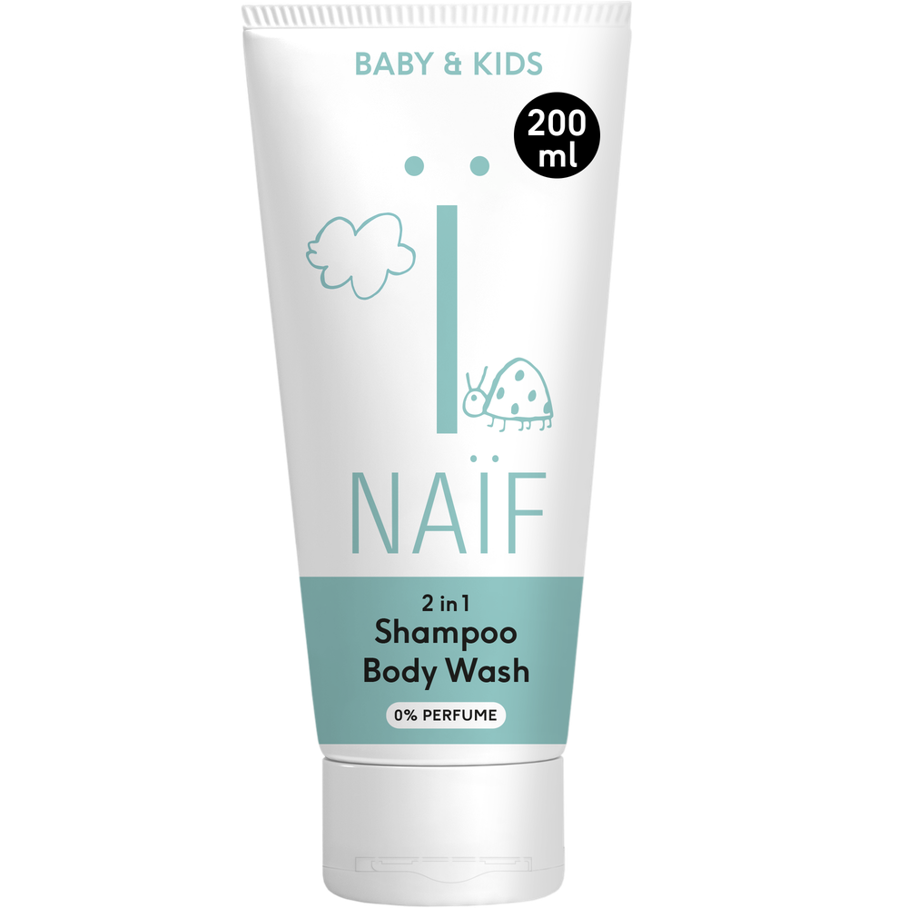 Naïf Baby & Kids Shampoo & Body Wash 2in1 200 ml - Naif