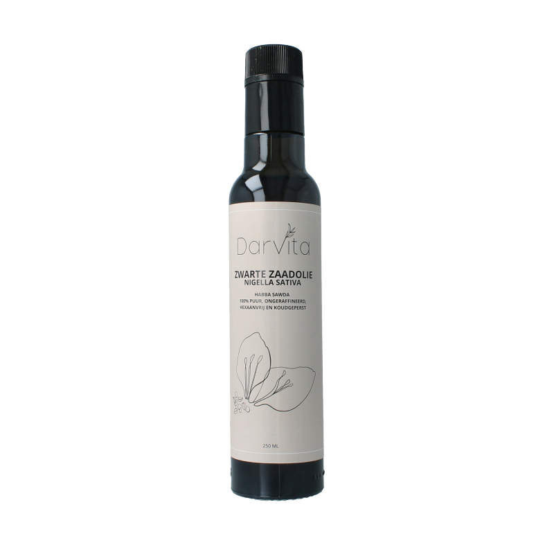 Darvita Zwarte zaad olie 250 ml
