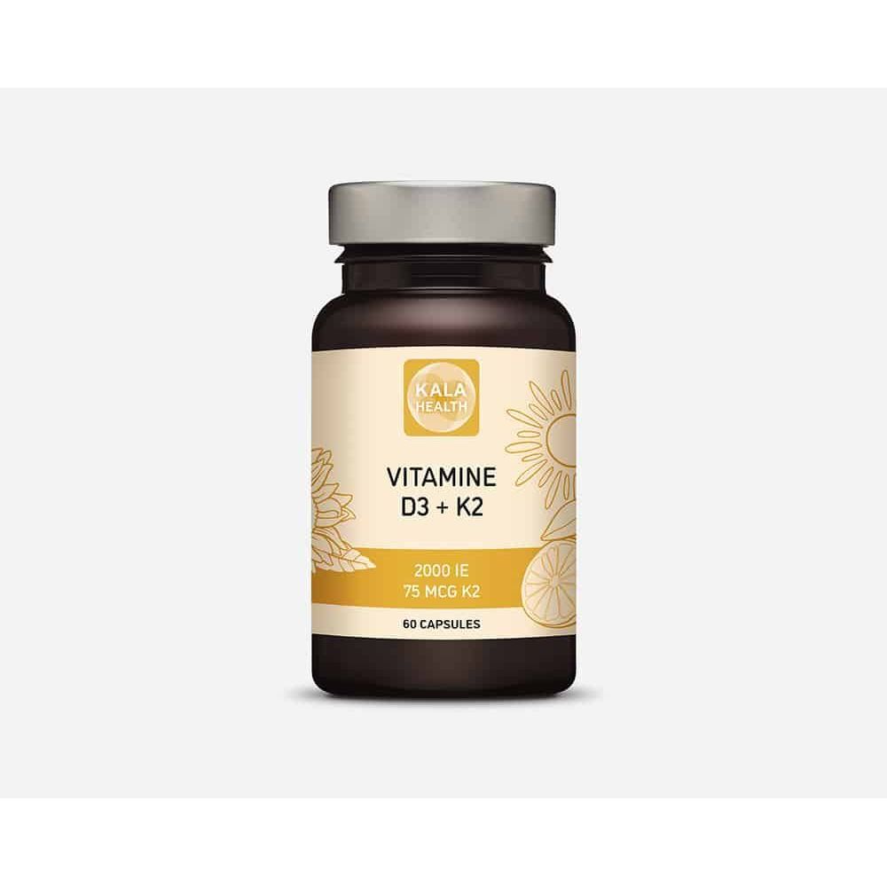 Kala Health Vitamine D3 + K2 50/75mcg 60 cp