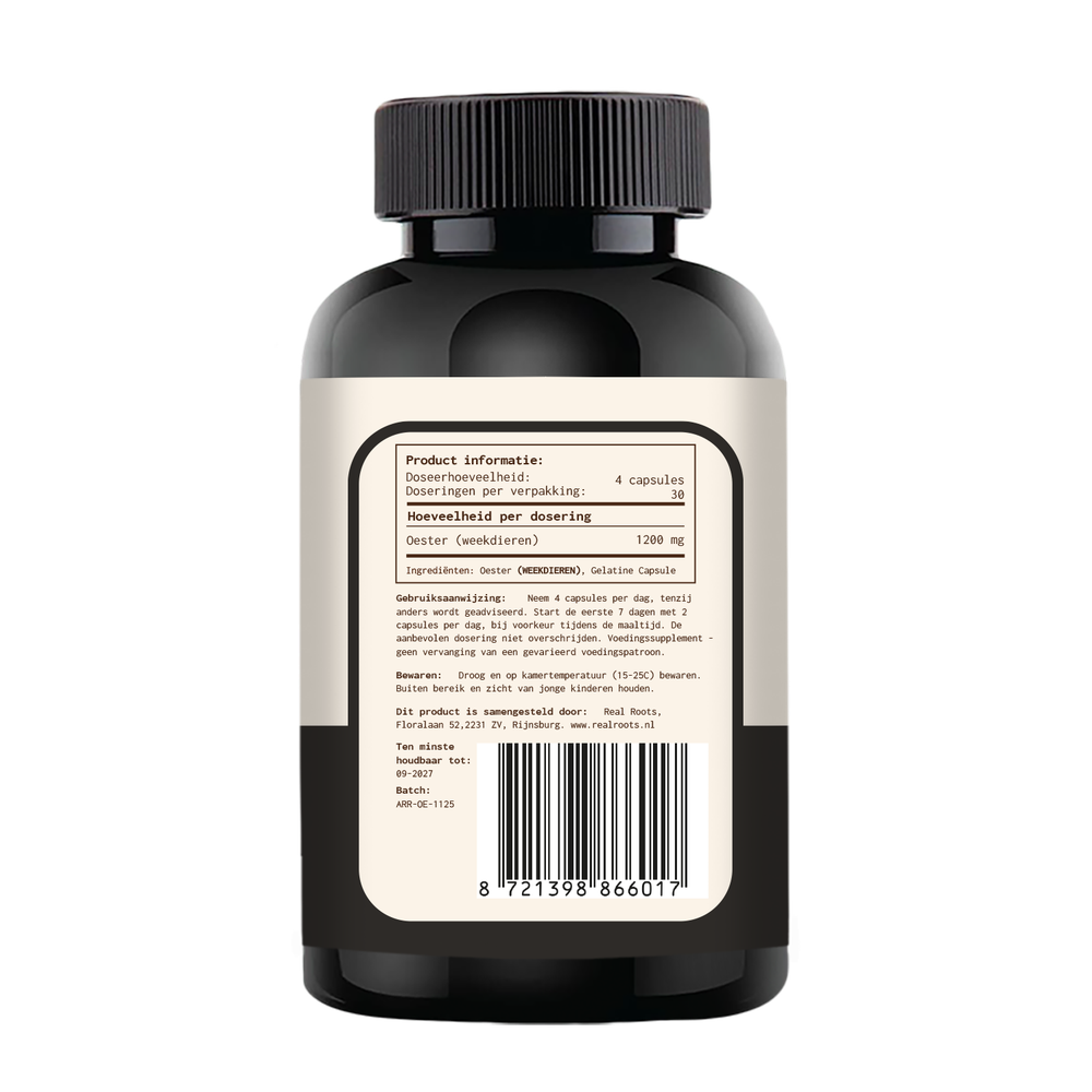 Real Roots Oester 120 capsules