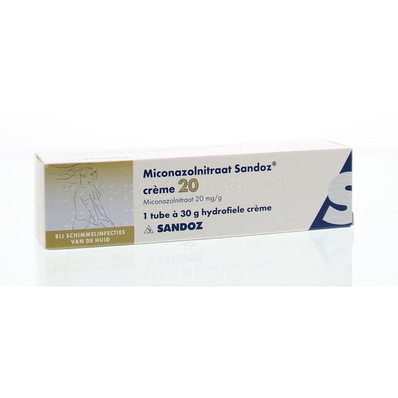 Sandoz Miconazolnitraat creme 30 gram