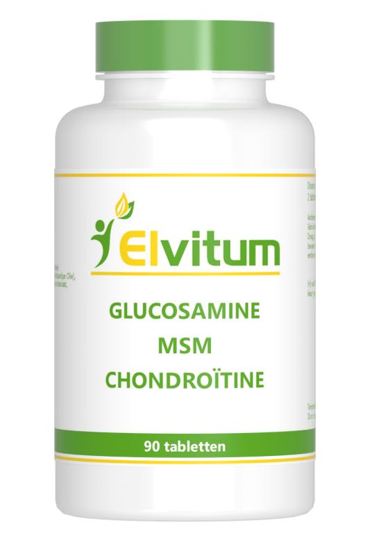 Elvitum Glucosamine MSM chondroitine 90 tabletten