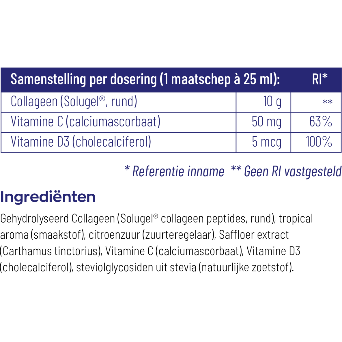 Vitakruid Collageen Solugel Poeder Tropical 250 gram