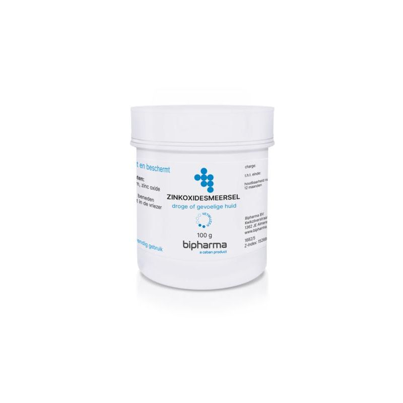 Bipharma Zinkoxidesmeersel zinkolie 100 gram