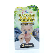 Montagne 7th Heaven gezichtsmasker charcoal pore strips 3 stuks