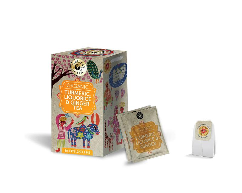 Ministry Of Tea Tumeric liquorice ginger bio 20 zakjes
