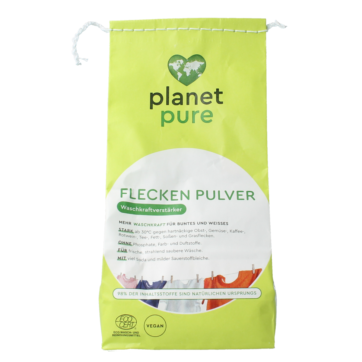 Planet Pure Vlekverwijderaar gekleurde was 450 gram