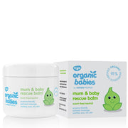 Green People babies mum & baby rescue balm scent free biologisch 100 ml