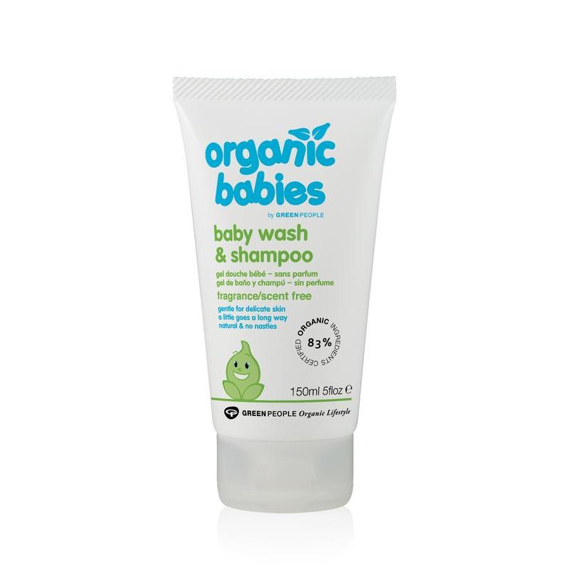 Green People babies baby wash & shampoo scent free biologisch 150 ml