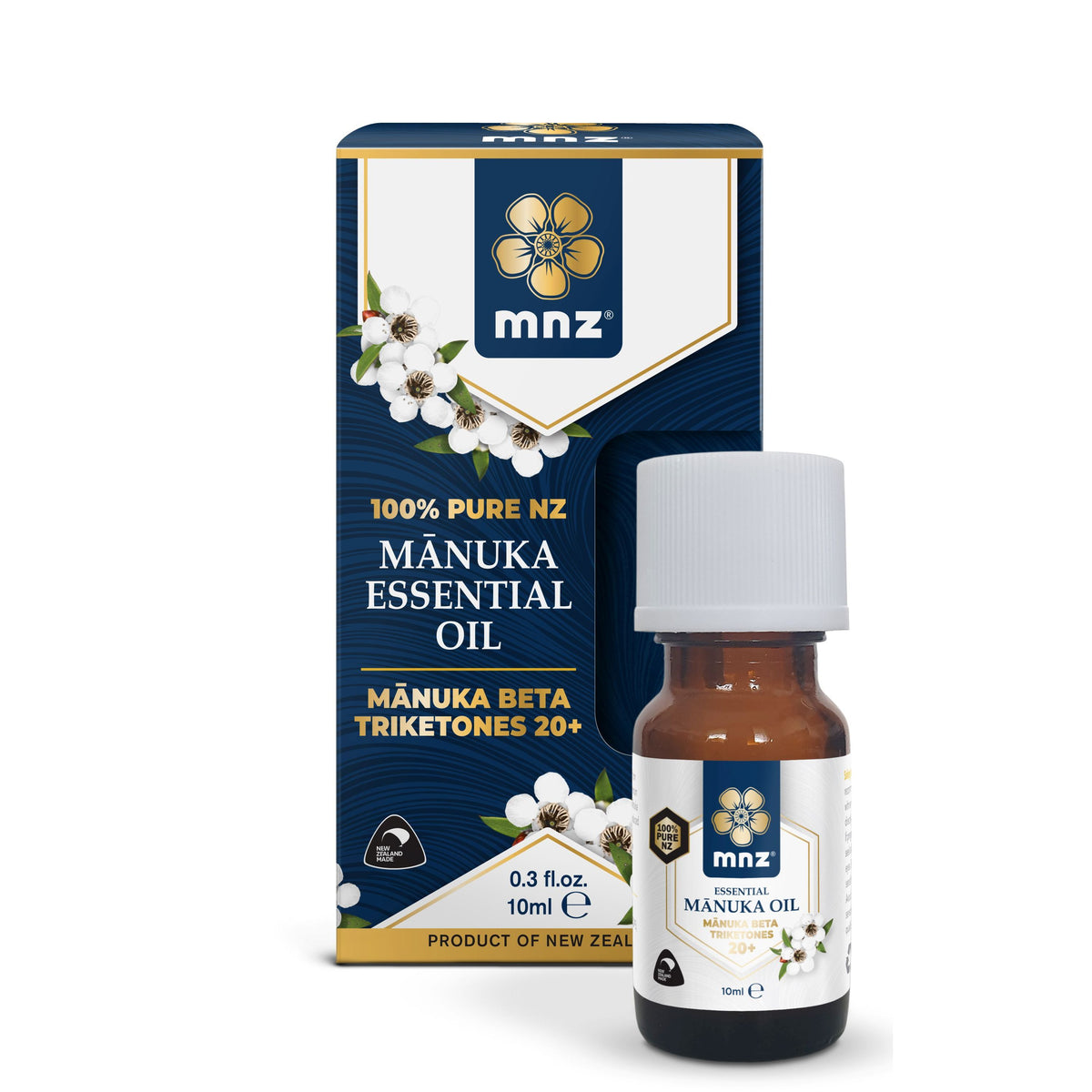 Manuka New Zealand Manuka olie 20+ leptospermum scoparium 10 ml