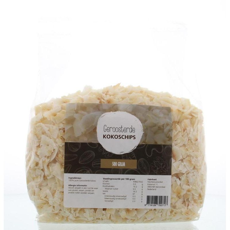 Mijnnatuurwinkel Kokos chips 500 gram