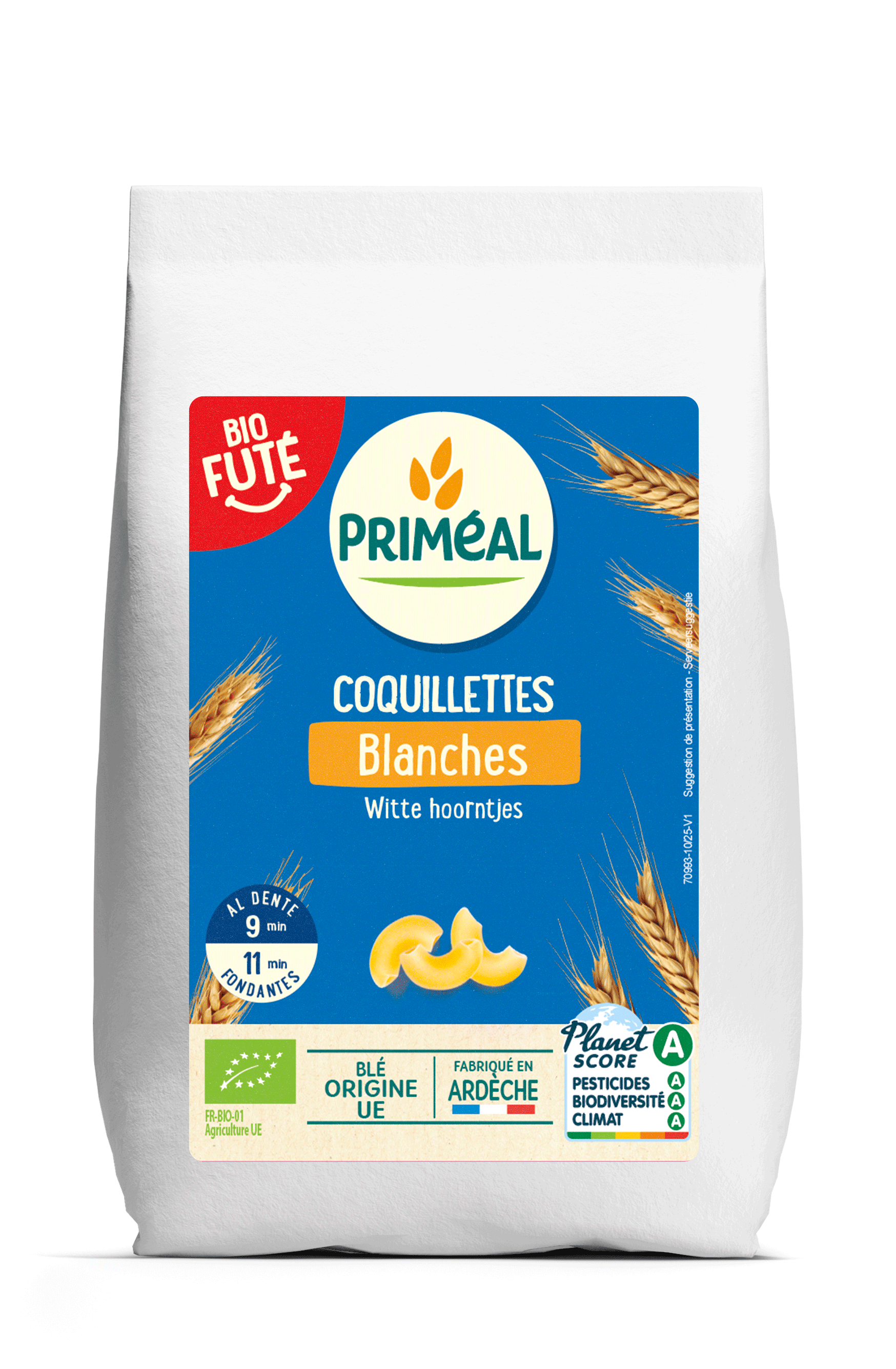 Primeal Witte macaroni elleboogjes bio 1 kg
