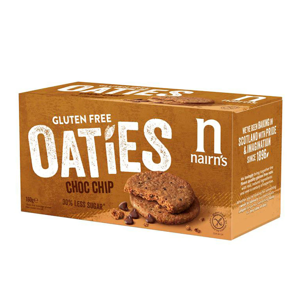 Nairns Oaties chocolate chip 160 gram