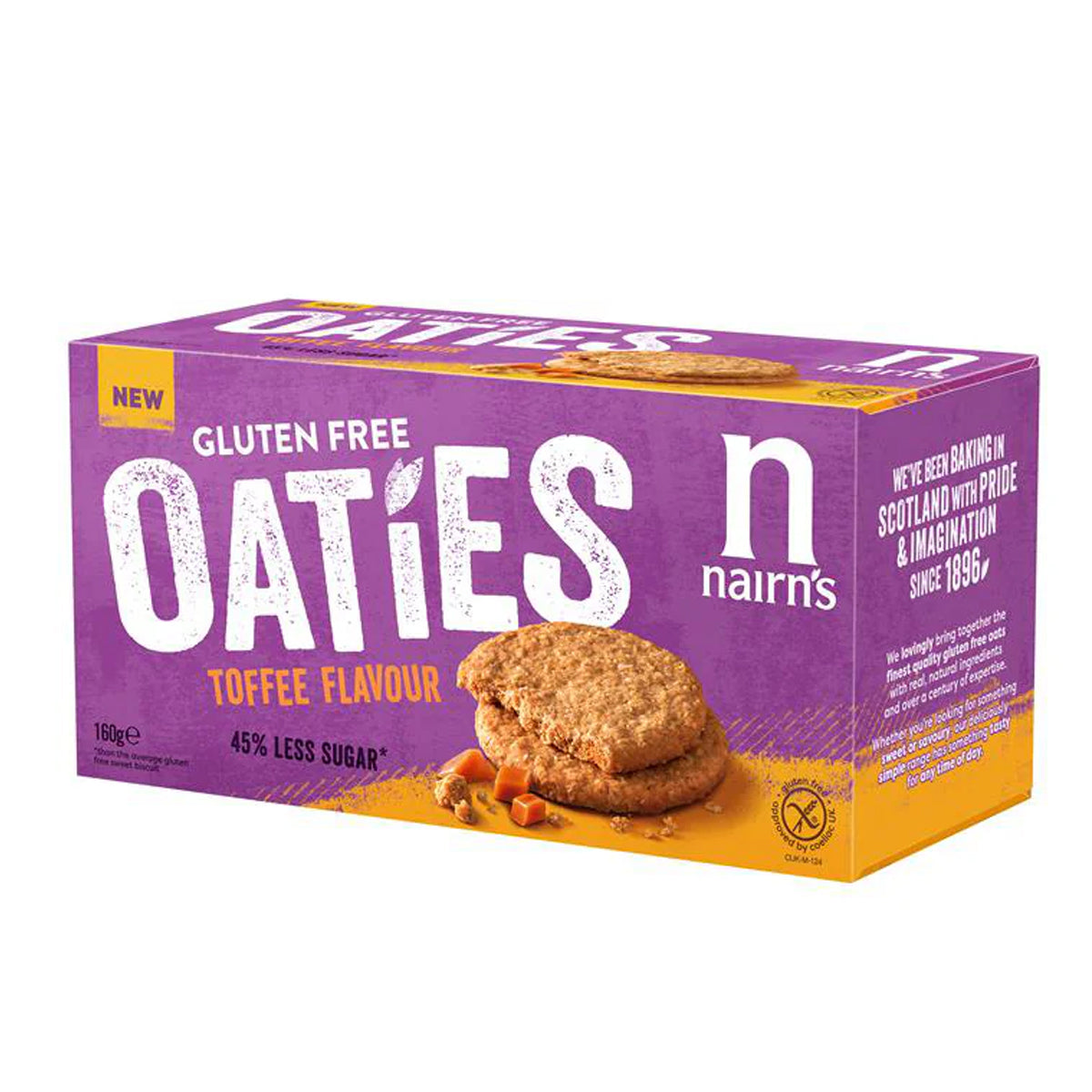 Nairns Oaties toffee 160 gram