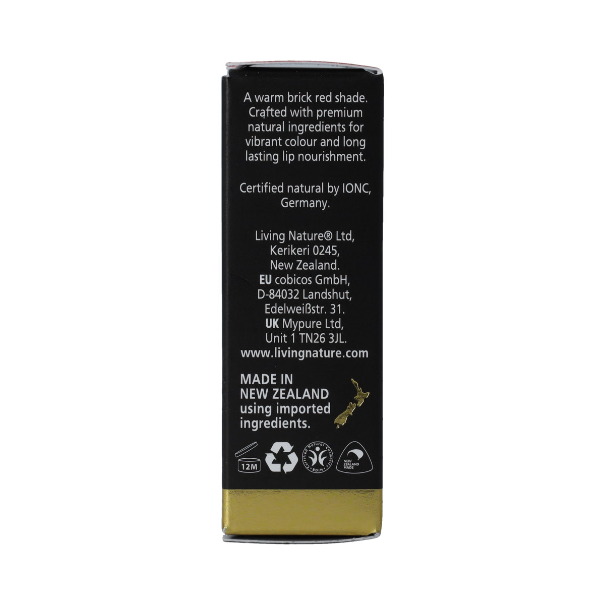 Living Nature Lippenstift coral sea 4 gram