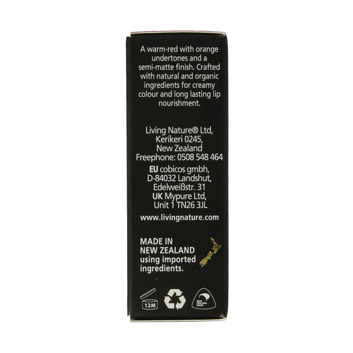 Living Nature Lippenstift wild fire 4 gram