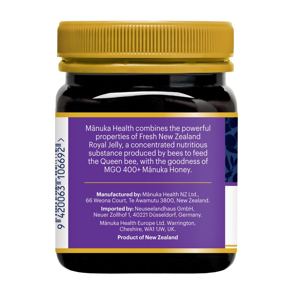 Manuka Health Royal Jelly in Manuka Honing MGO 400+ 250 gram