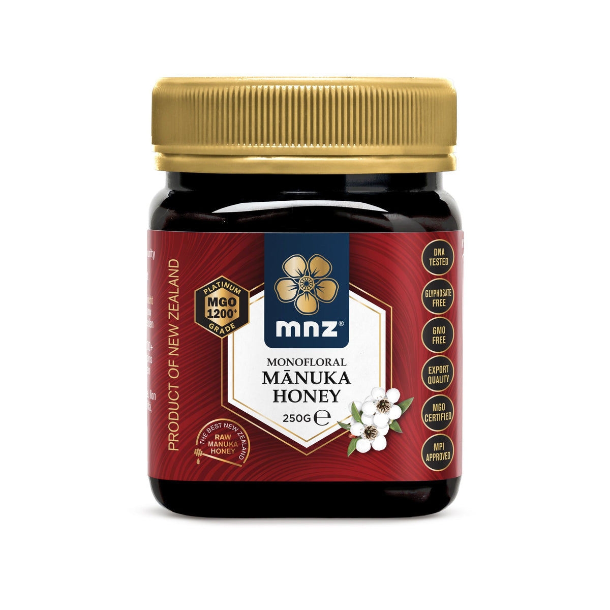 Manuka honing MGO 1200+ 250 gram