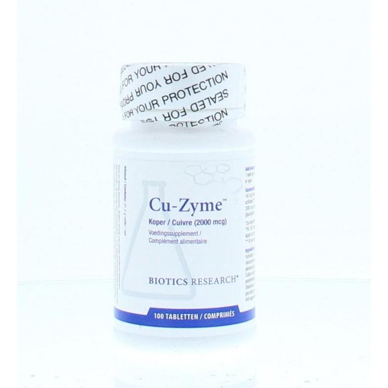 Biotics Cu-Zyme 2 mg 100 tabletten