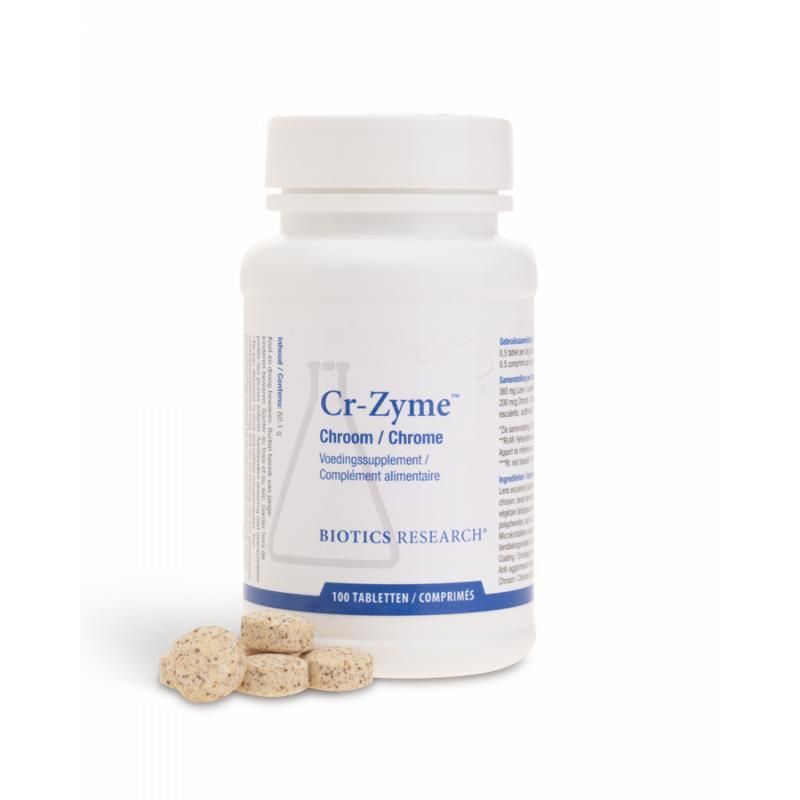Biotics Cr-Zyme 200 mcg 100 tabletten