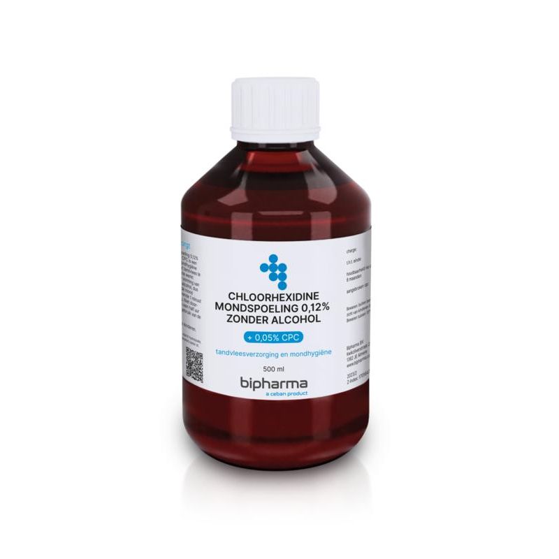 Bipharma Chloorhexidine mondspoeling 0.12% 500 ml