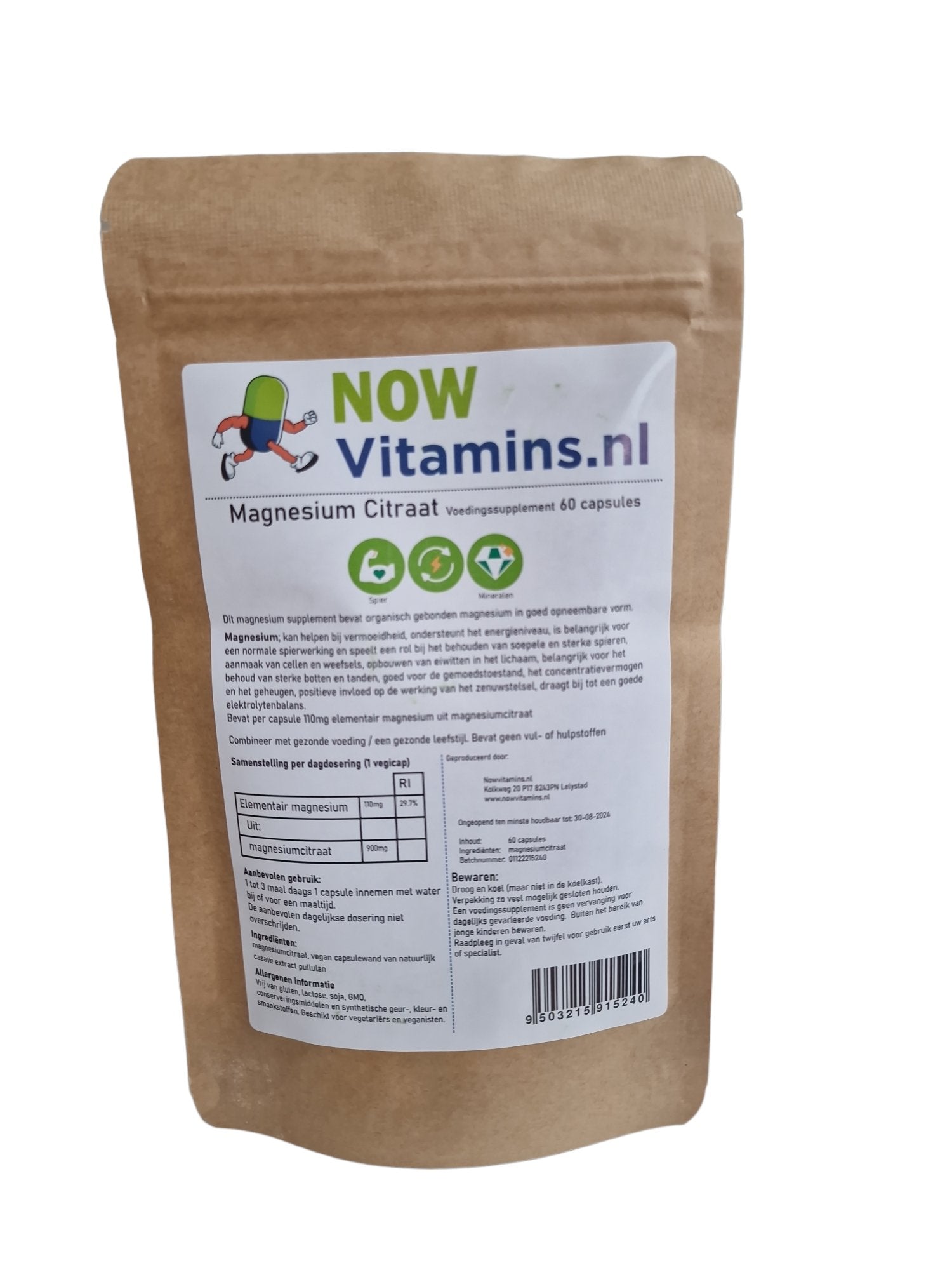 Vitarium Magnesium citraat 60 capsules