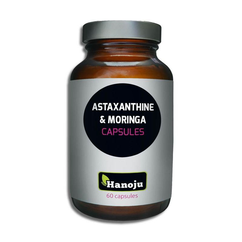 Hanoju Astaxantine & moringa 60 capsules