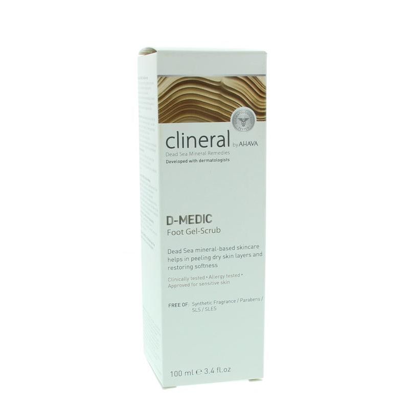 Ahava Clineral D-medic foot gel scrub 100 ml